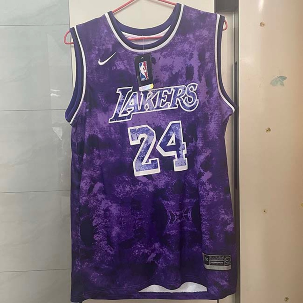 Nike La Lakers Kobe Bryant #24 Jersey Purple
